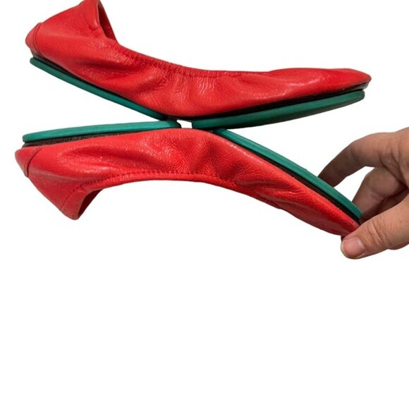 Tieks shoes women's 6 pink leather flats ballet round toe - Picture 4 of 8